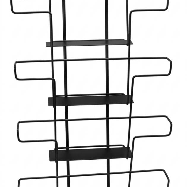 revistero de pared metalico de 5 niveles