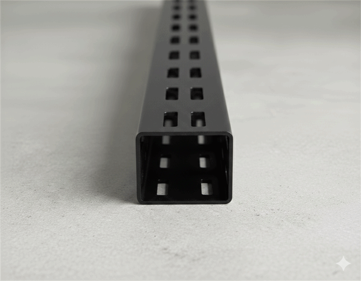 Ref.11173 Tubo Cremallera Cuadrado