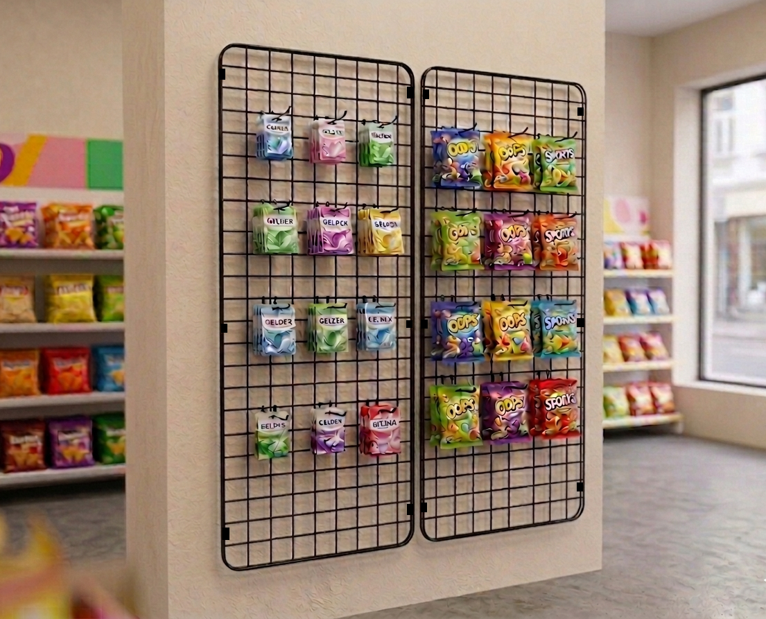 Malla con marco Ref 11390 para exposición de productos Galser