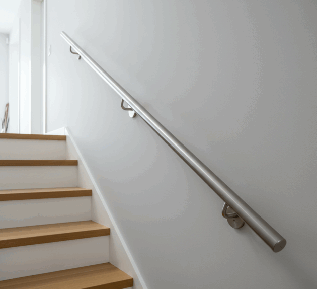 Barandilla pasamanos acero inoxidable acabado satinado Ref 11506 Talleres Galser